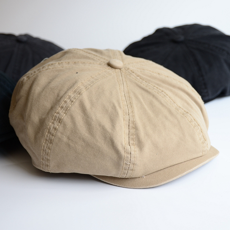 Snapback Hat Flat - Nam Đầu Lớn Newsboy Nắp Peaky