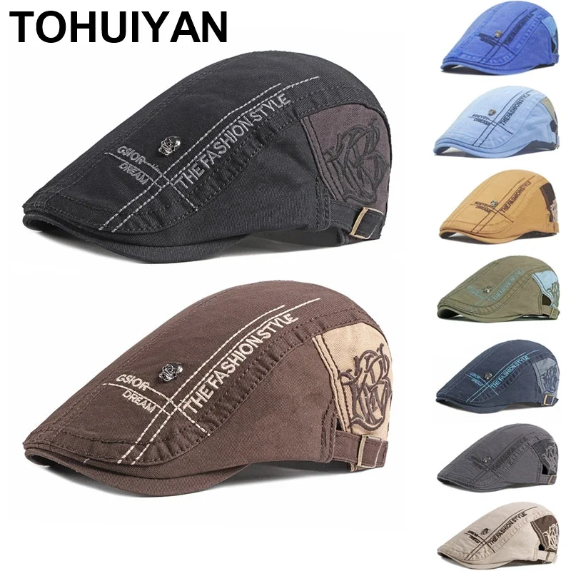 Newsboy Cap Ivy - Unisex Đầu Lâu Chữ Newsboy Mũ