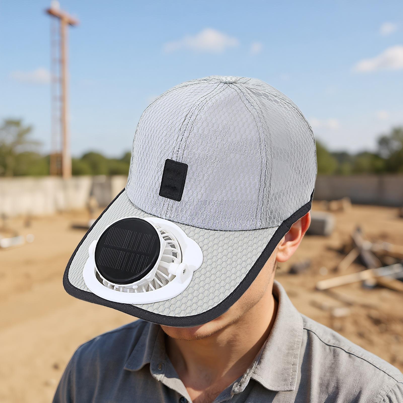 Fan Hat Sun Hat With Solar Pow - đánh giá và giá Dad Hat Cotton