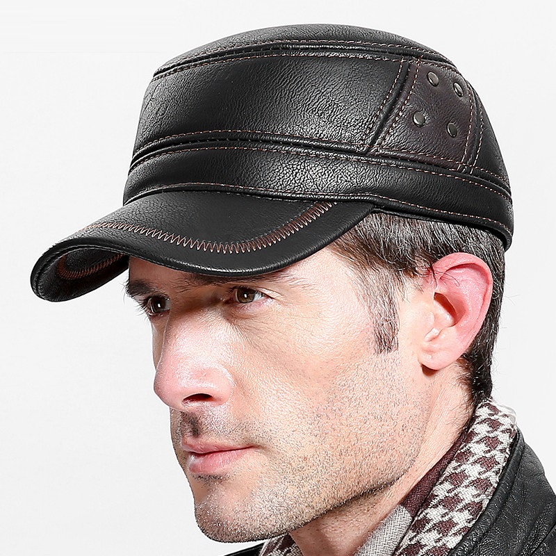 Cowskin Genuine Leather Baseba - đánh giá và giá Baseball Cap Structured