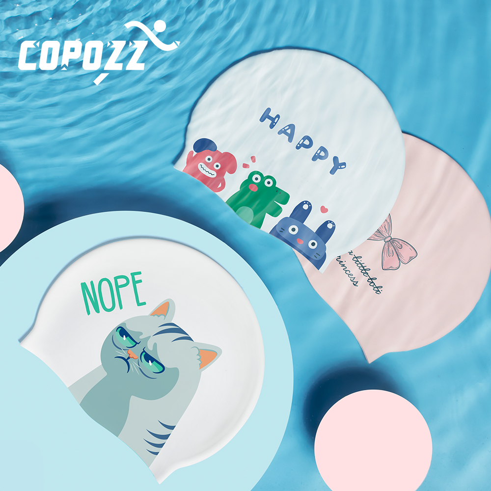 COPOZZ Water Sports Women Men  - đánh giá và giá Swim Hat Silicone
