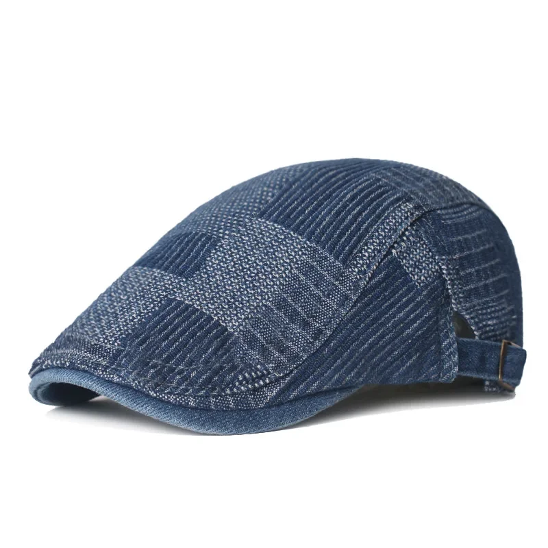 Brand Oohmy Beret Denim Newsbo - đánh giá và giá Newsboy Cap Ivy