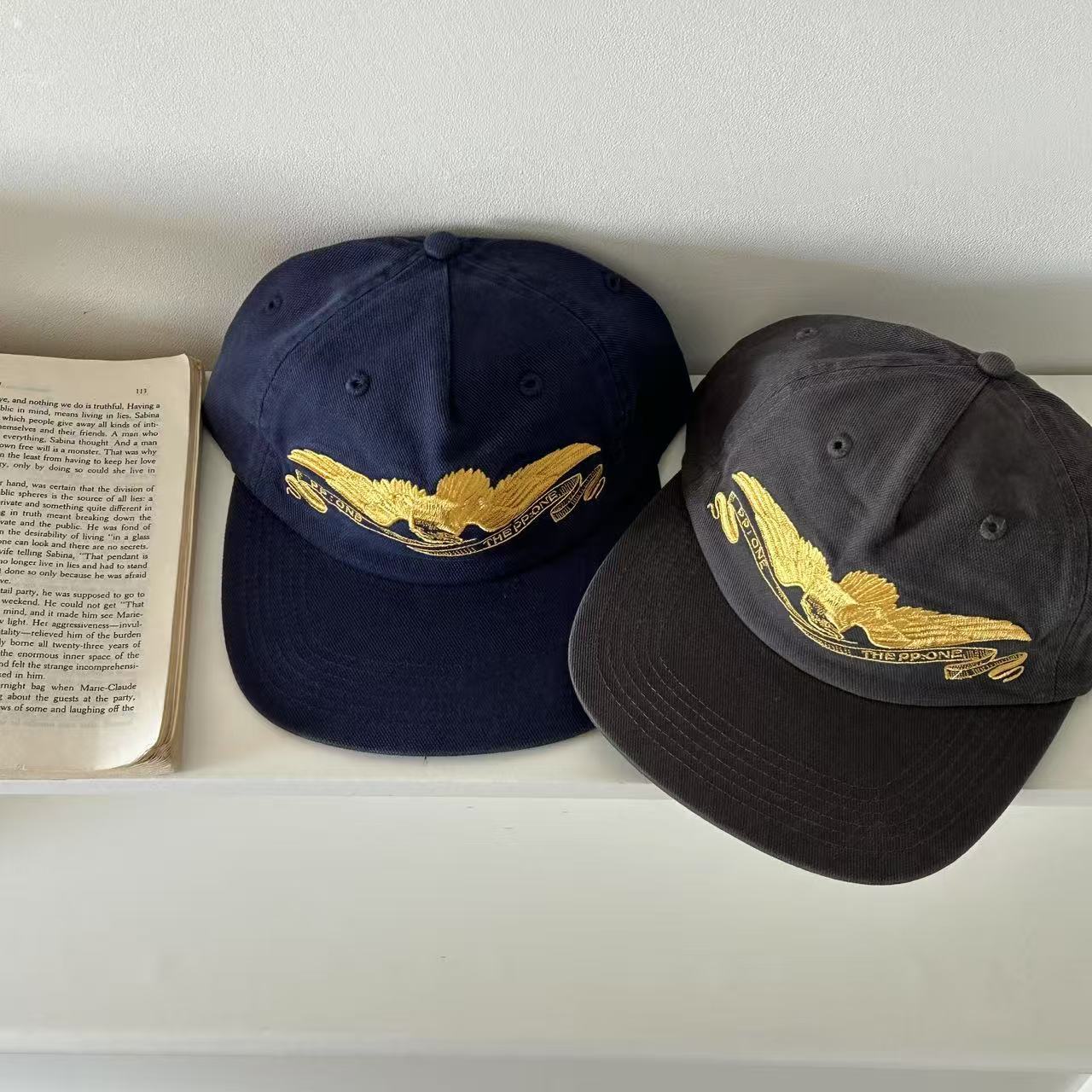 Retro American Embroidered Hea - đánh giá và giá Snapback Hat Flat