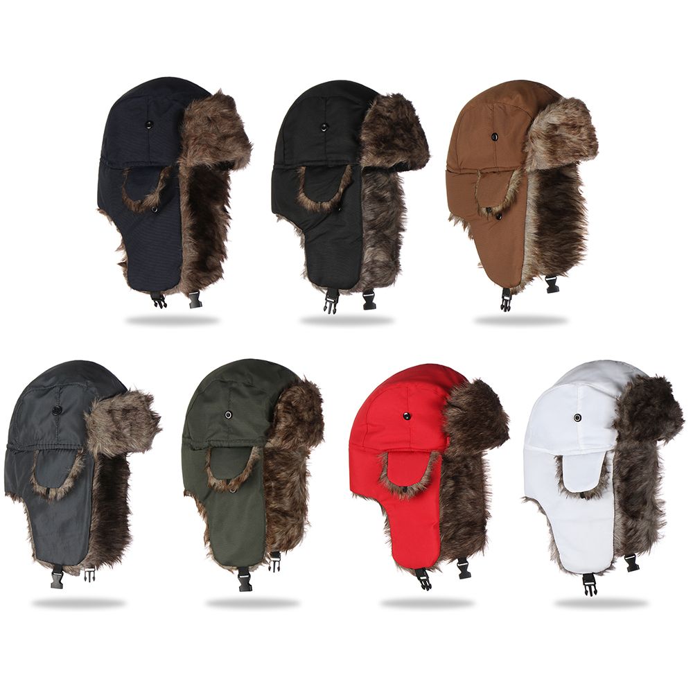 Warm Winter Fur Earflap Ski Ha - đánh giá và giá Trapper Hat Ear Flap