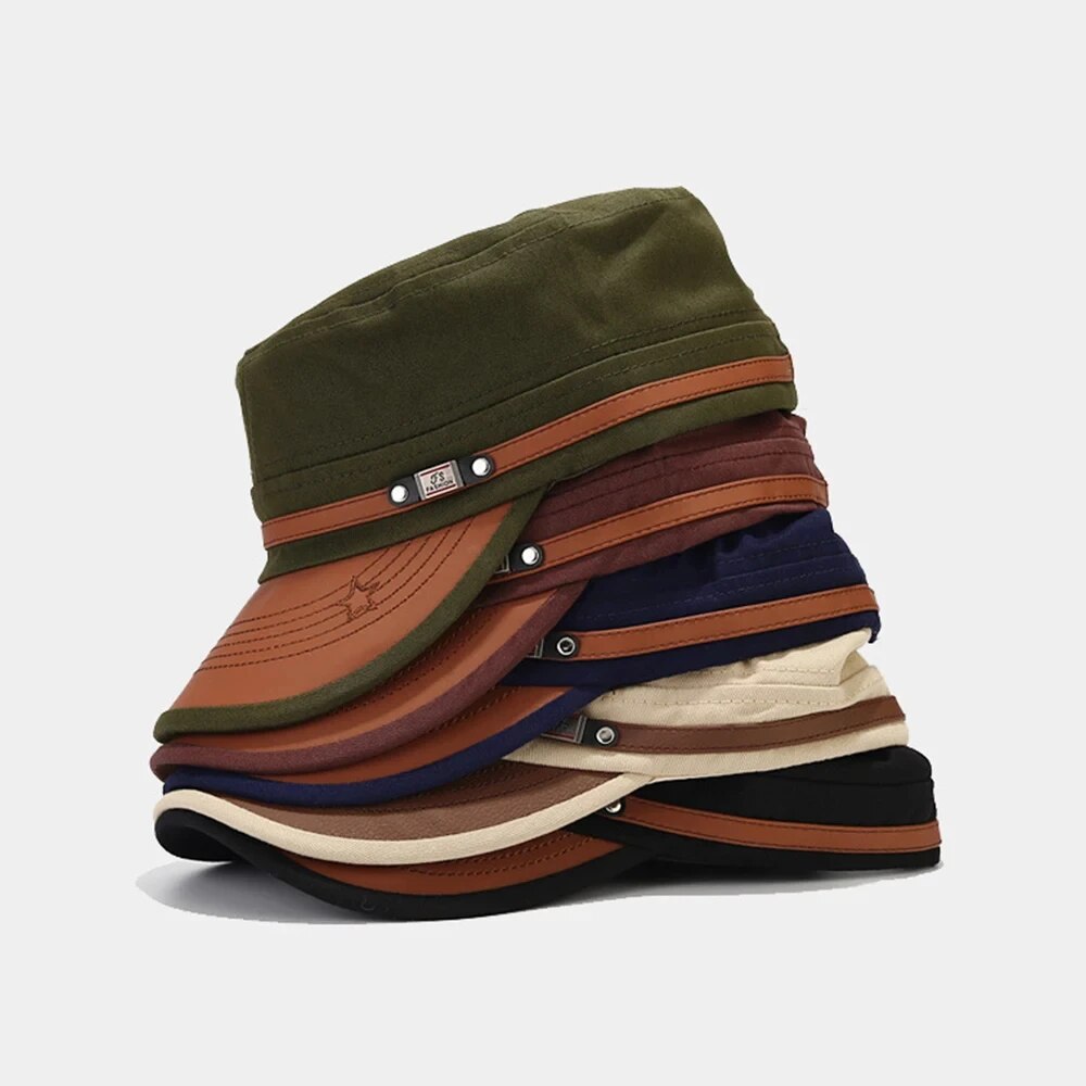 Casual Cadet Hat Man Flat Top  - đánh giá và giá Snapback Hat Flat