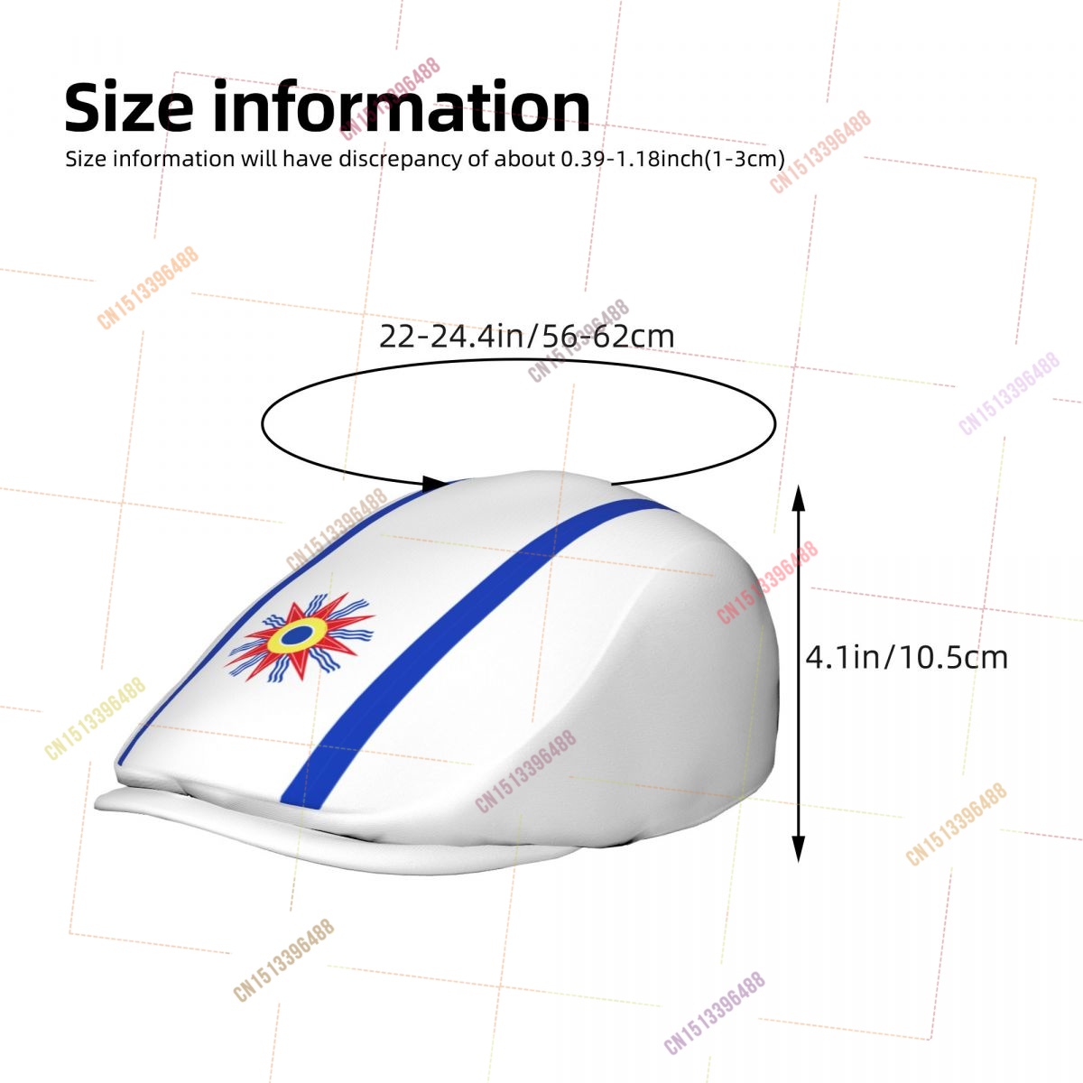 Chaldean Flag Men Women Flat I - đánh giá và giá Newsboy Cap Ivy