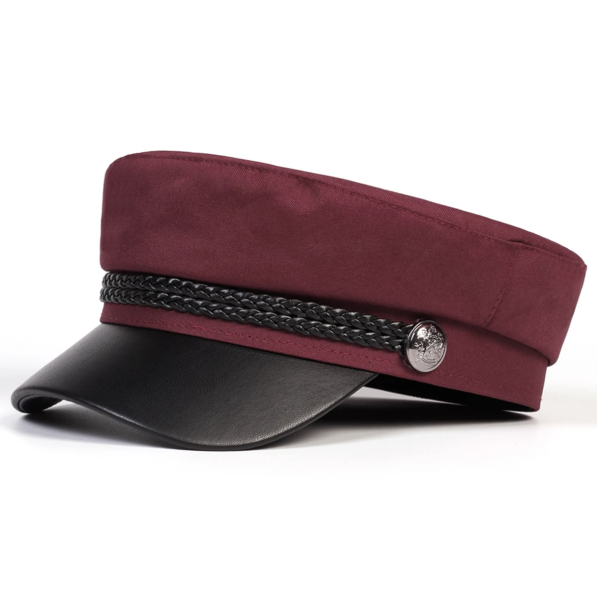 Unisex White Buckle Military H - đánh giá và giá Snapback Hat Flat