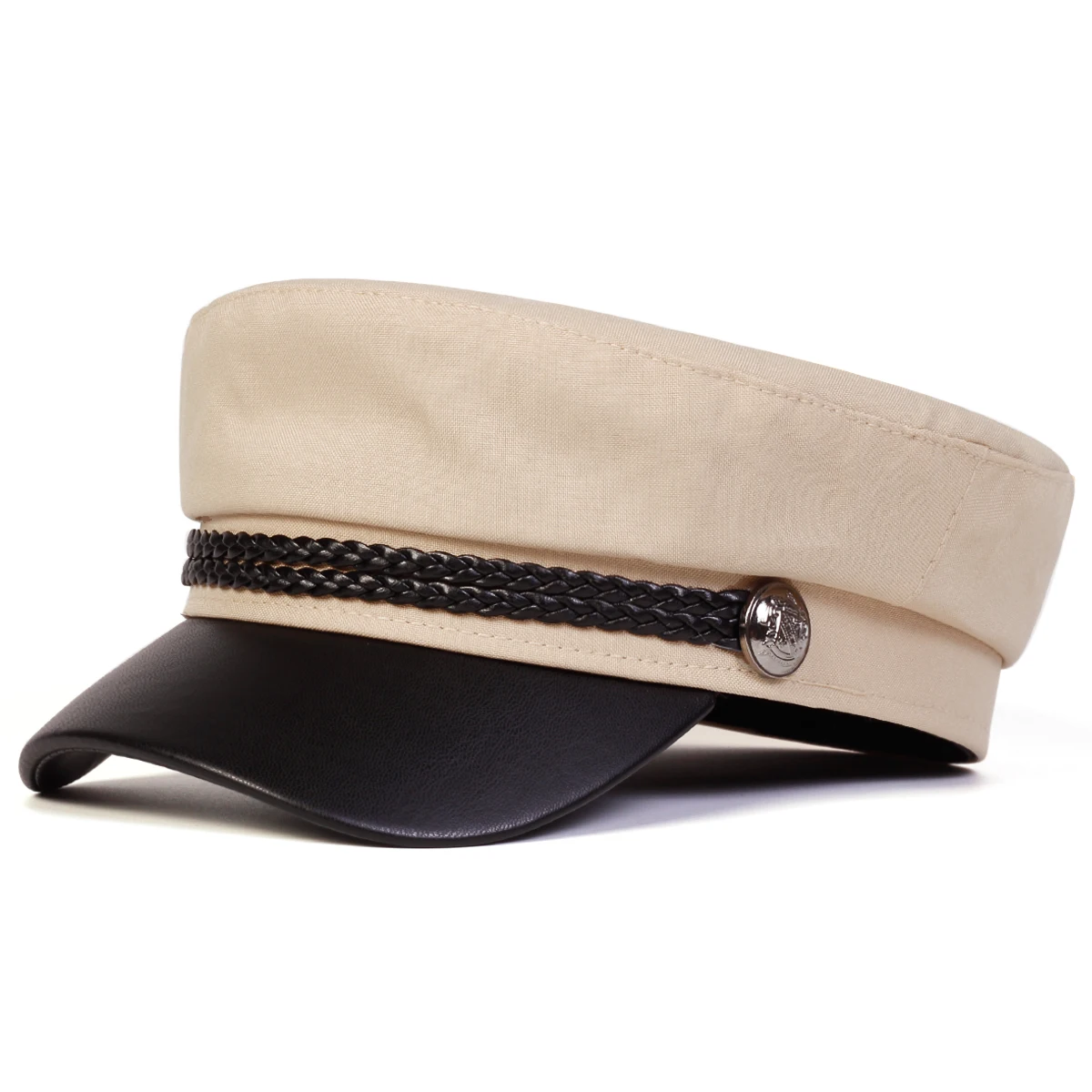 Unisex White Buckle Military H - đánh giá và giá Snapback Hat Flat