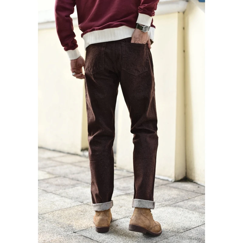 Saucezhan Quần Jean Nam Nâu Je - đánh giá và giá Levis Jeans 501